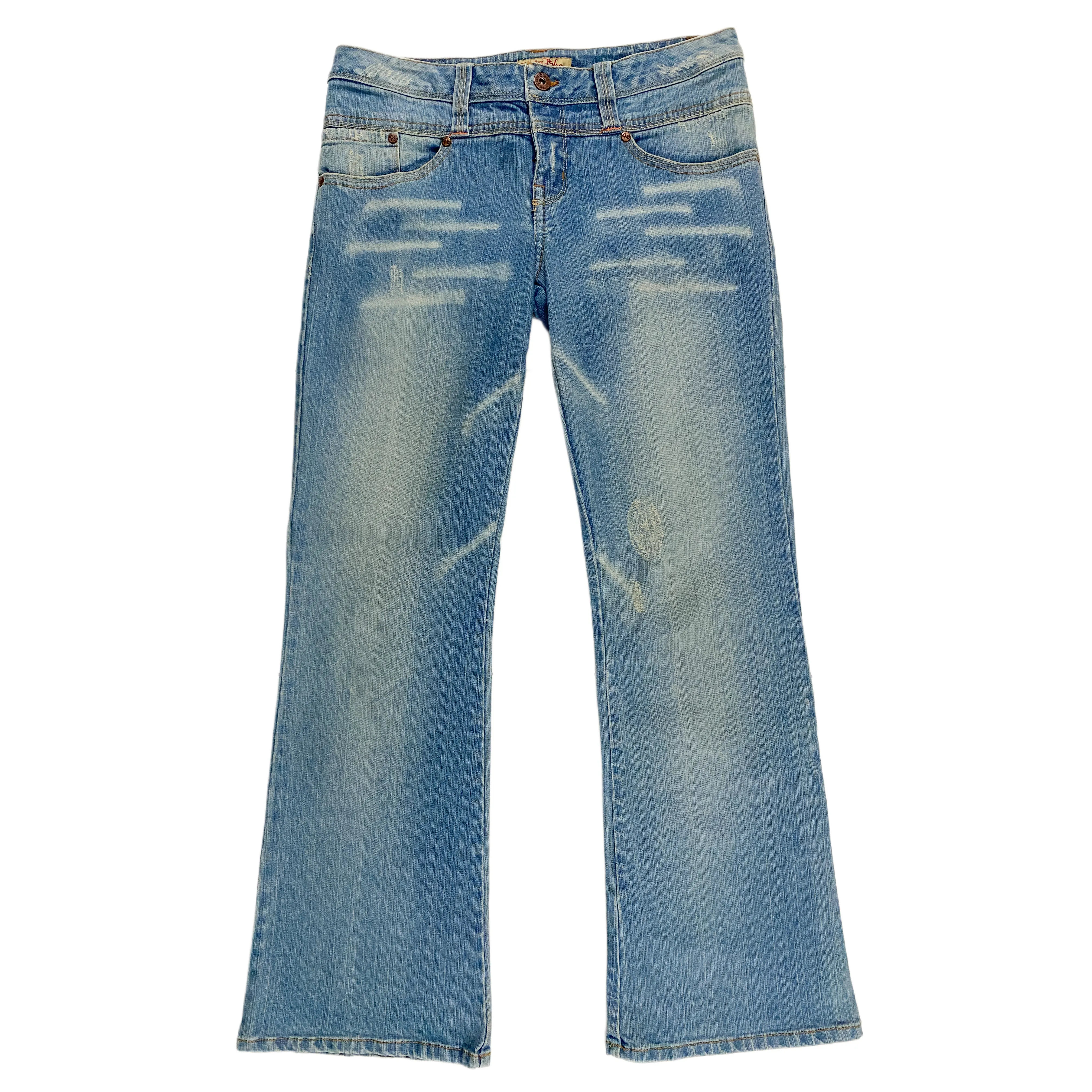 Y2K Mid-Rise Boho Flares (M)
