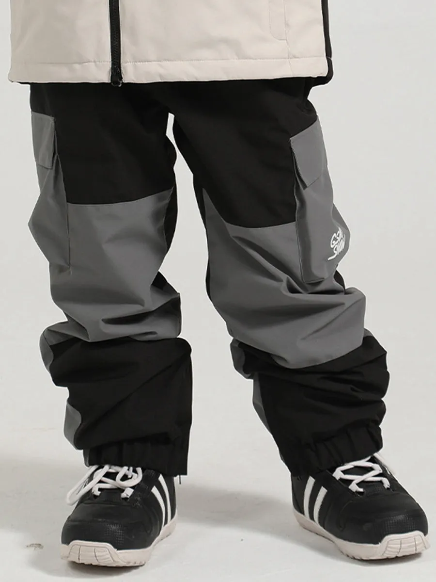Yeefine Waterproof Unisex Snowboard Ski Cargo Jogger