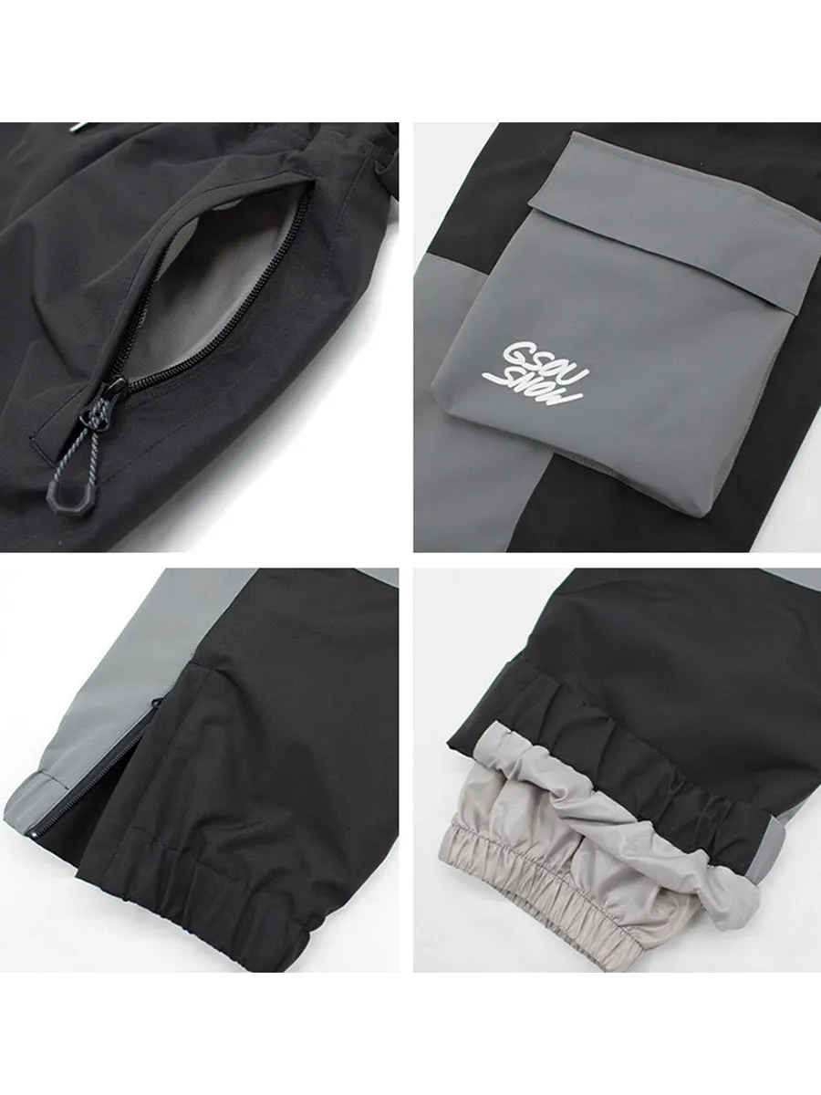 Yeefine Waterproof Unisex Snowboard Ski Cargo Jogger