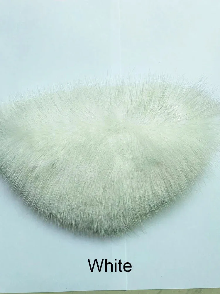 ZADORIN Winter Fur Top for Women Mink Coat Hooded Cropped Faux Fur Coat Women Fluffy Pink White Jacket Faux Fur Coats Outerwears