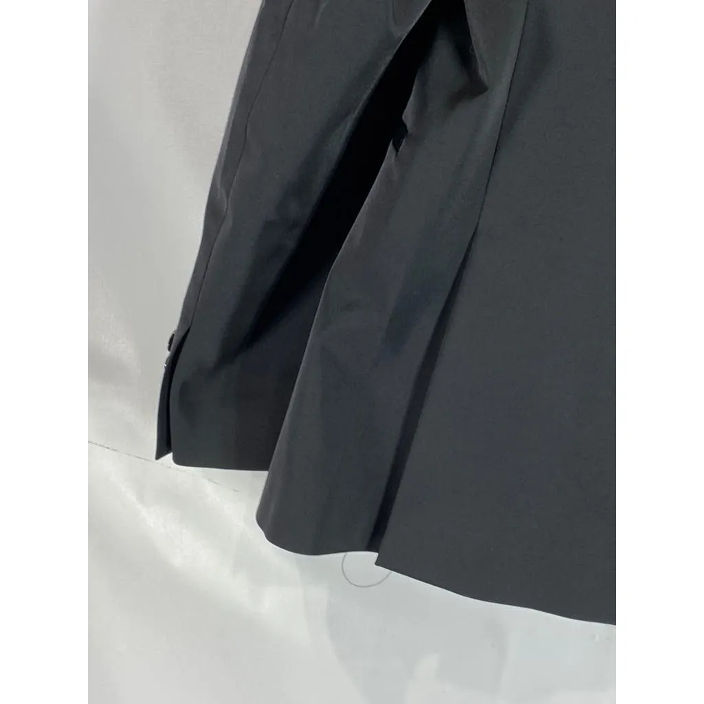 ZARA Men's Black Solid two-Button Blazer SZ 38