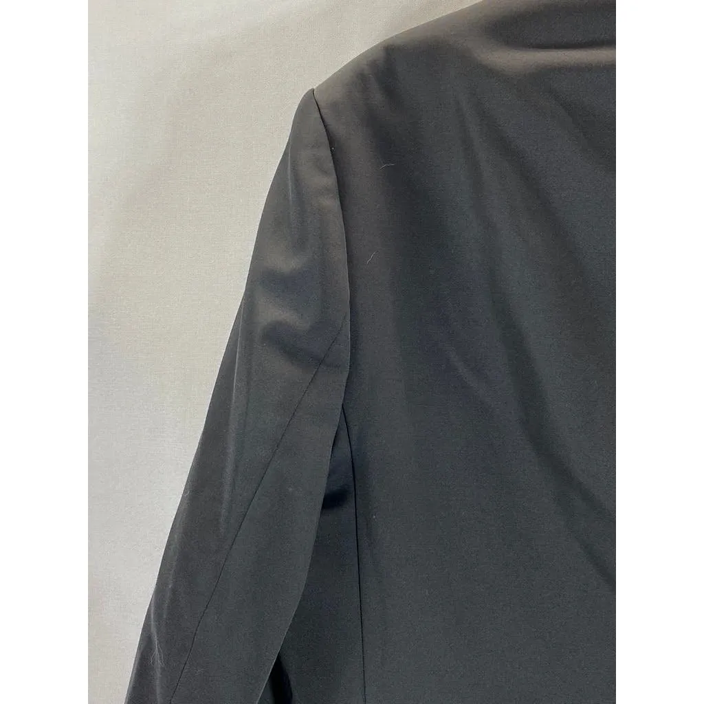ZARA Men's Black Solid two-Button Blazer SZ 38