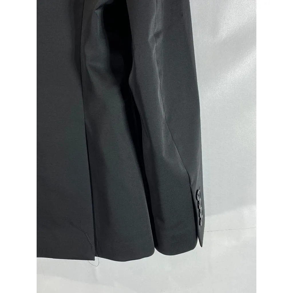 ZARA Men's Black Solid two-Button Blazer SZ 38